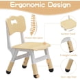 thumbnail image 1 of Adjustable-height para niños' mesa y chair set 472 x 23.6 x 18.9 pulgadas rectangular superficie con grafiti 4 sillas bpa-free non-slip rosa para ages 2-10 (playroom classroom home), 1 of 7