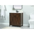 thumbnail image 2 of Elegant Decor Grant 30" MDF Single Bathroom Vanity with Backsplash in Expresso, 2 of 8
