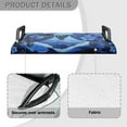 thumbnail image 4 of Renewold Golf Cart Seat Cover Soft Golf Cart Seat Towel Blanket Fits for EZGO Yamaha Club Cars and More 2-Seat Golf Cart, Sea Turtle Hibiscus Blue, 4 of 5