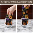 thumbnail image 6 of 6 Pcs Funny Kitchen Towels,Halloween Pumpkins and Spider Webs Microfiber Dish Towels,Kitchen Tea Towels,Kitchen Towel Set (18" X 26"), 6 of 7