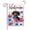 A, variant on Luyimi Patriotic Dog Garden Flags, Red White Blue Floral Labrador Dog Yard Flags, Double Sided Welcome 4th of July Decorations, Patriotic Outdoor Decor for Memorial Independence Day Banner A