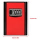 thumbnail image 2 of 4 Digit Code Design Key Storage Box Anti-Theft Security Combination Lock Safe USB Drives Valuable Things For House Cards Keys ANGGREK Storage Lock Box, 2 of 8