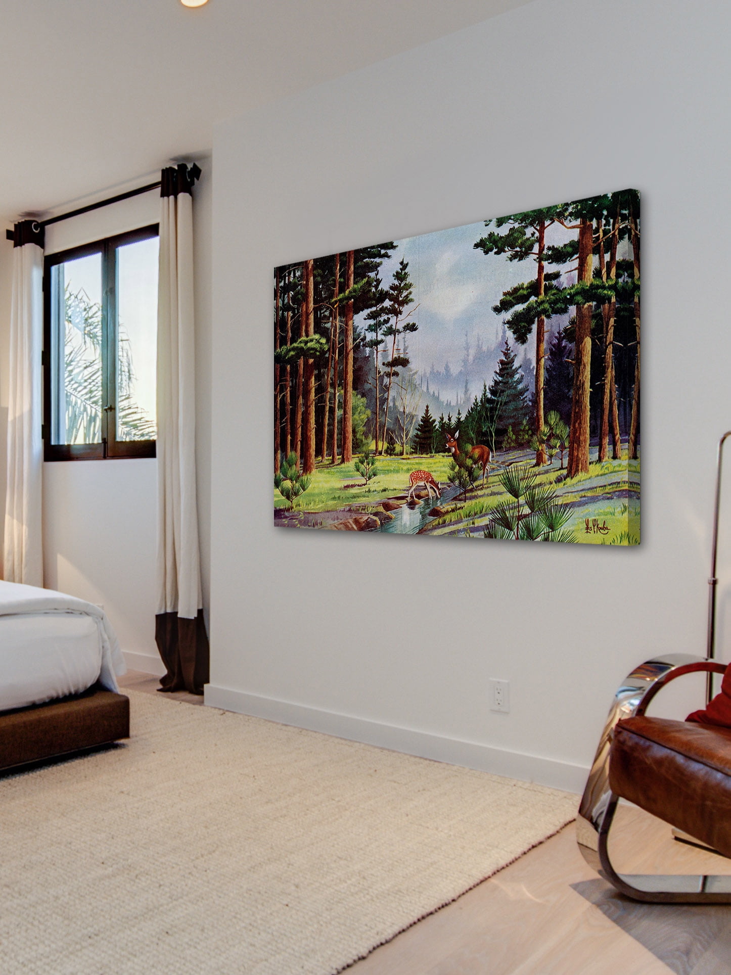 "Minnesota Woods" Painting Print on Wrapped Canvas