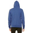 thumbnail image 2 of The Bella + Canvas Unisex Poly-Cotton Fleece Pullover Hoodie - HEATHER TRU ROYL - S, 2 of 2