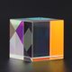 thumbnail image 5 of Cubo de prisma de vidrio óptico Cubo de prisma de vidrio óptico Vidriera de colores Luz brillante de seis caras Combinación de prisma de cubo Prisma de división de haz de ANGGREK Otros, 5 of 8