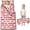 Baseballs and Stripes Red White Pattern, variant on Baseballs Bats Black Pattern Teens Toddler Nap Mat with Pillow, Sleeping Mat Bag for Preschool Daycare 59"x22"