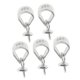 thumbnail image 1 of Paquete de 2-5 fianzas de pinza para colgantes y fornituras de perlas 0,3x0,9 2 piezas BLESIY Clips colgantes, 1 of 8