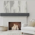 thumbnail image 6 of Ekena Millwork 4"H x 6"D x 84"W Hand Hewn Faux Wood Fireplace Mantel, Aged Ash, 6 of 15