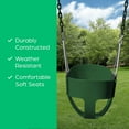 thumbnail image 6 of Reznor High Back Full Bucket Toddler Swing Seat with 60 inch Coated Chains, Green, 6 of 7