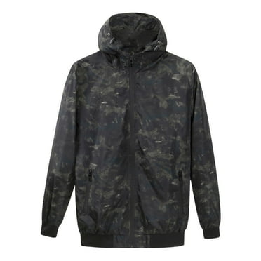Leesechin Men's Thick Winter Jackets with Hood Fleece Lining Cotton Military Jackets Work Jackets with Cargo Pockets Outwear