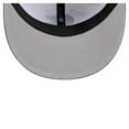 thumbnail image 5 of Men's New Era White/Deep Sea Blue Seattle Kraken Repeat Two-Tone 59FIFTY Fitted Hat, 5 of 5