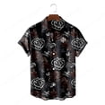 thumbnail image 4 of Camisa de fiesta para hombre Loose Rider, camisa hawaiana de manga corta de verano de material fino, camisa para hombre, camiseta para hombre, 4 of 5