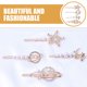 thumbnail image 3 of unbranded 4Ud Pasadores De Metal Dorados Con Y Para Mujer Accesorios, 3 of 7