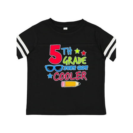 

Inktastic 5th Grade Just Got Cooler with Pencil and Sunglasses Gift Toddler Boy Girl T-Shirt