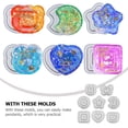 thumbnail image 3 of GAXIRE 8Ud Reutilizables De Silicona Para Llaveros Prácticos Y Duraderos, 3 of 8