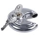 thumbnail image 3 of For 1x Padlocks Heavy Duty 70mm Round Circular Disc Padlock With 1, 3 of 5