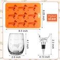 thumbnail image 2 of 3 Pcs Dachshund Gifts for Women Wiener Dog Lovers Gifts Include Funny Dog Wine Bottle Stopper 15 oz Stemless Dachshund Wine Glass Sausage Silicone Ice Cube Molds and Tray, 2 of 6