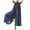 A# Navy, variant on SMihono Teen Girls Overalls Jumpsuit Women Loose Casual Solid Cotton Linen Romper Long Playsuit Zipper Short Sleeve Jumpsuit Navy 4
