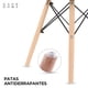 thumbnail image 3 of Juego de Sillas Estilo Eames Mirel GN-PUEC01 de Botones para Comedor Oficina Chocolate, 3 of 8