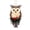 B, variant on 1 Pcs Woodland Animal Xmas Ornaments,Lifelike Forest Animal Figurines,Animals Christmas Tree Ornaments,2D Acrylic Christmas Tree Decoration,Animal Xmas Hanging Ornament For Christmas Tree,B