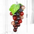 thumbnail image 3 of Coofit 4 Grappes de Raisin Artificiel Réaliste 24-Grains Fruit Artificiel Photographie Prop, 3 of 10