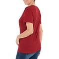 thumbnail image 6 of Time and Tru Women's V-Neck Tee, 6 of 6