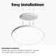thumbnail image 2 of 12 Inch LED Flush Mount Ceiling Light Fixture 24W Flat Modern Round Lighting Fixture for Kitchens,S, 2 of 5