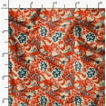 thumbnail image 2 of Soimoi Cotton Poplin Orange Fabric By the Yard - 42 Inch Wide - Florals Print Fabric - Elegant and Timeless Patterns for Fashion and Home Decor Printed Fabric, 2 of 6