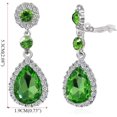 thumbnail image 2 of Gorge S Austrian Crystal Rhinestone Wedding Bridal Tear Op Op Dangle Earrings[Z1318], 2 of 2