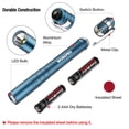 thumbnail image 4 of Pen Light WORKPRO LED con bolsillo de aluminio con clip azul, paquete de 4, 4 of 7