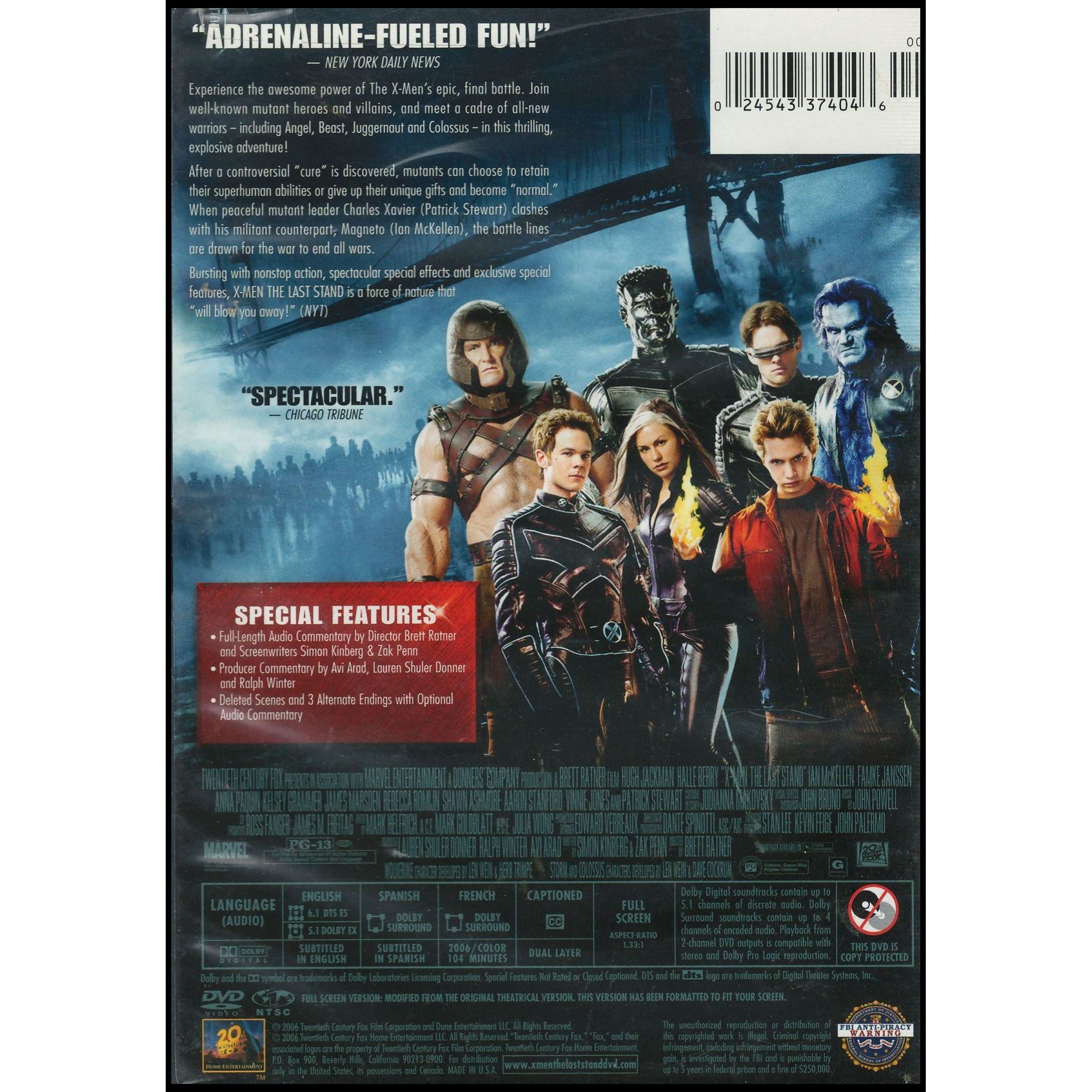 X-Men: The Last Stand (Full Screen Edition) [DVD] - Walmart.com