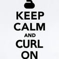 thumbnail image 2 of CafePress - Keep Calm And Curl On Infant Bodysuit - Baby Light Bodysuit, Size Newborn - 24 Months, 2 of 4