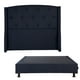 thumbnail image 1 of Box Base Cama Individual + Cabecera Zefyr Azul, 1 of 7