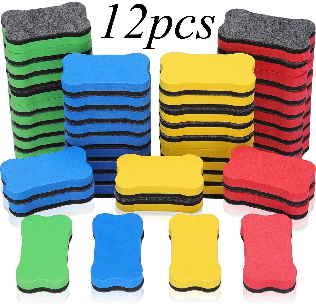 OBOSOE Dry Erase Eraser Premium Whiteboard Eraser Office Board