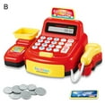 Fairnull Electronic Children Pretend Play Simulation Supermarket Cash