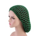 thumbnail image 5 of Siminsem Soft Rayon Knit Hat B 2Pc Mesh Hair Net Soft Rayon Knit Hat Sleeping Crochet Hairnet Long Hair Net, 5 of 6