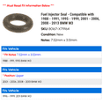 thumbnail image 2 of Fuel Injector Seal - Compatible with 1988 - 1991, 1995 - 1999, 2001 - 2006, 2008 - 2013 BMW M3 1989 1990 1996 1997 1998 2002 2003 2004 2005 2009 2010 2011 2012, 2 of 2