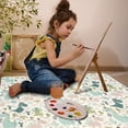 thumbnail image 4 of Threns Baby Splash Mat Non-slip High Chair Feeding Mat Waterproof Baby Splat Mat Cute Cartoon Baby Spill Mat High Chair Floor Mat, 4 of 8