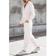thumbnail image 4 of Conjunto Deportivo PRETTYGARDEN Mujer 2 Piezas Sudadera con Cierre y Jogger Talla M, 4 of 7