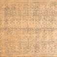 thumbnail image 1 of Ahgly Company Indoor Square Oriental Orange Industrial Area Rugs, 7' Square, 1 of 4