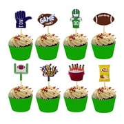 Mnycxen Photo Booth Props Kit DIY Football Party Supplies Decoration