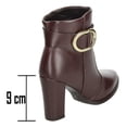 thumbnail image 3 of Botines Beira Rio Mujer Rojo Casual Tacón 9cm rojo 26 MX, 3 of 10