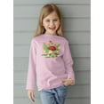thumbnail image 2 of Frogs On Mushroom Long Sleeve Toddler -Image by Shutterstock,  5 Toddler, 2 of 4