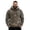 C-Brown, variant on Telankuip Wolf Graphic Hoodies for Men Winter Flannel Warm Cozy Long Sleeve Drawstring Hooded Sweatshirts Retro Wild Animals Printed Soft Casual Pullover Tops with Pocket E-White XL