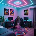 thumbnail image 2 of Hieng Gaming Room Canvas Wall Art , Game Posters Wall Decor, Gamer Paintings Picture Print for Boys Room Kids Game Room Bedroom Boys Home Decoration Unframed, 2 of 6