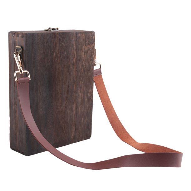 Caja de Madera Mensajero para Escritores A5, Bolso de Hombro Tendencia Retro de Madera, MaletíN para Exteriores, Caja de Suministros Arte, Bolsos de Arte para DecoracióN del Hogar