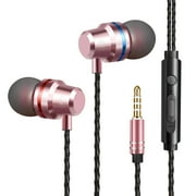 Mefallenssiah Wired Sports Headphones Hifi Super Bass Headset 3.5Mm In-Ear Earphone Stereo Earbuds Headphone Wired