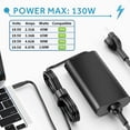 thumbnail image 6 of 130W Laptop Charger for Dell XPS 15 9530 7950 9560 9570 Inspiron 7347 7348 7459 Precision 5540 5510 M3800 HA130PM130 DA130PM130 06TTY6 6TTY6 Power Cord, 6 of 7