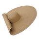 thumbnail image 1 of Sonducket Sombrero de paja flexible para mujer, sombrero de gran tamaño, sombrero de paja de playa de ala grande, sombreros de protección solar, gorras Sombreros Marrón, 1 of 6