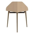 thumbnail image 5 of Bradley 2-Piece Cubicle Section Desk with Keyboard Shelf in Black, 5 of 5